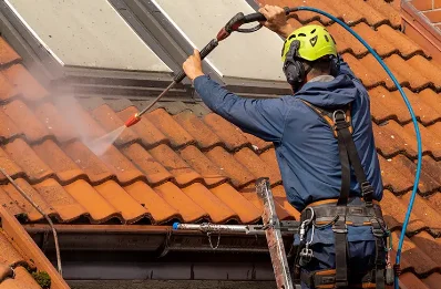Démoussage et hydrofuge de toiture à Sireix